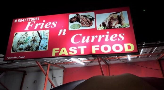 Fries in Curries Fast Food