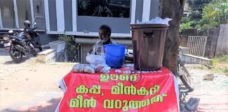 വഴിയരികിലെ പൊതിച്ചോറിന്റെ രുചി