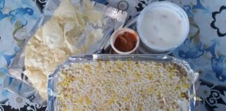 Ubereat വഴി വാങ്ങിയ Imperial Kitchen ലെ Malabari Chicken Biriyani.